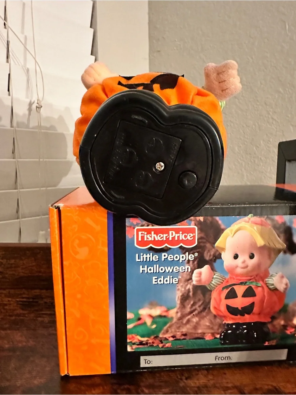 Fisher Price Little People Spooky Sound Halloween Sarah Lynn Witch Pumpkin Eddie